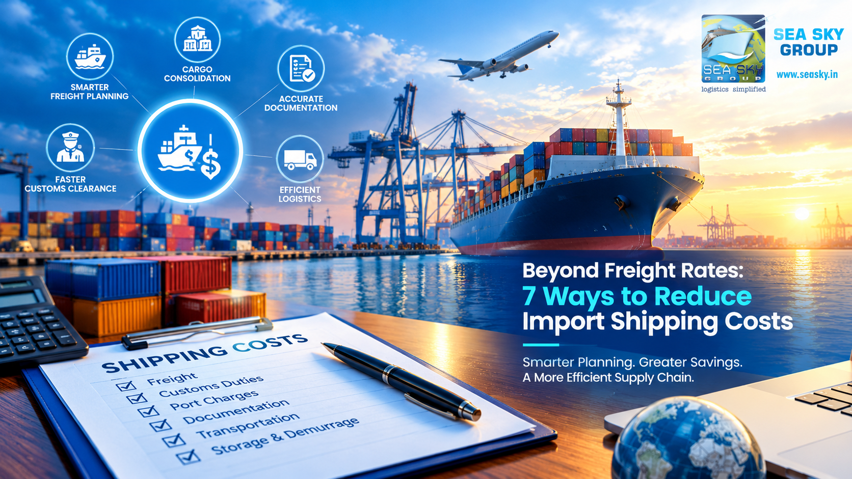 Ways to reduce import shipping costs