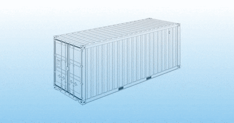 20' Dry Freight Container
